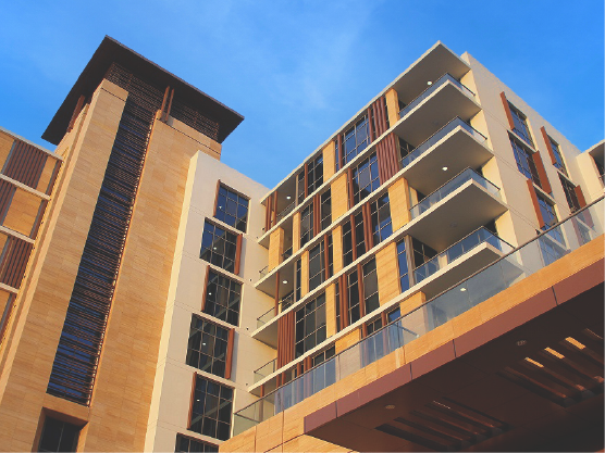 مبنى سكني بتصميم رائع يعبر عن دبي