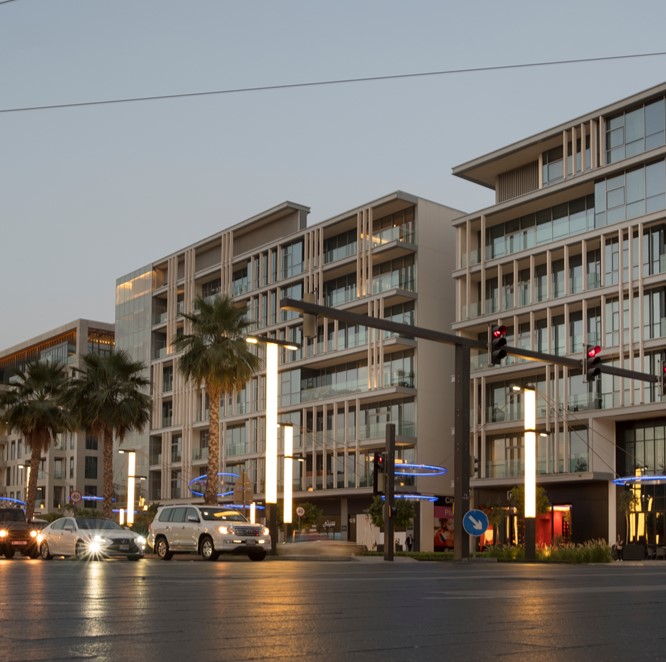 modern building at city walk